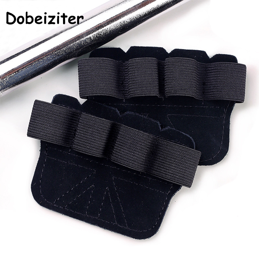 Best Crossfit Gear - Leather Weight Lifting Training Gloves Palm
