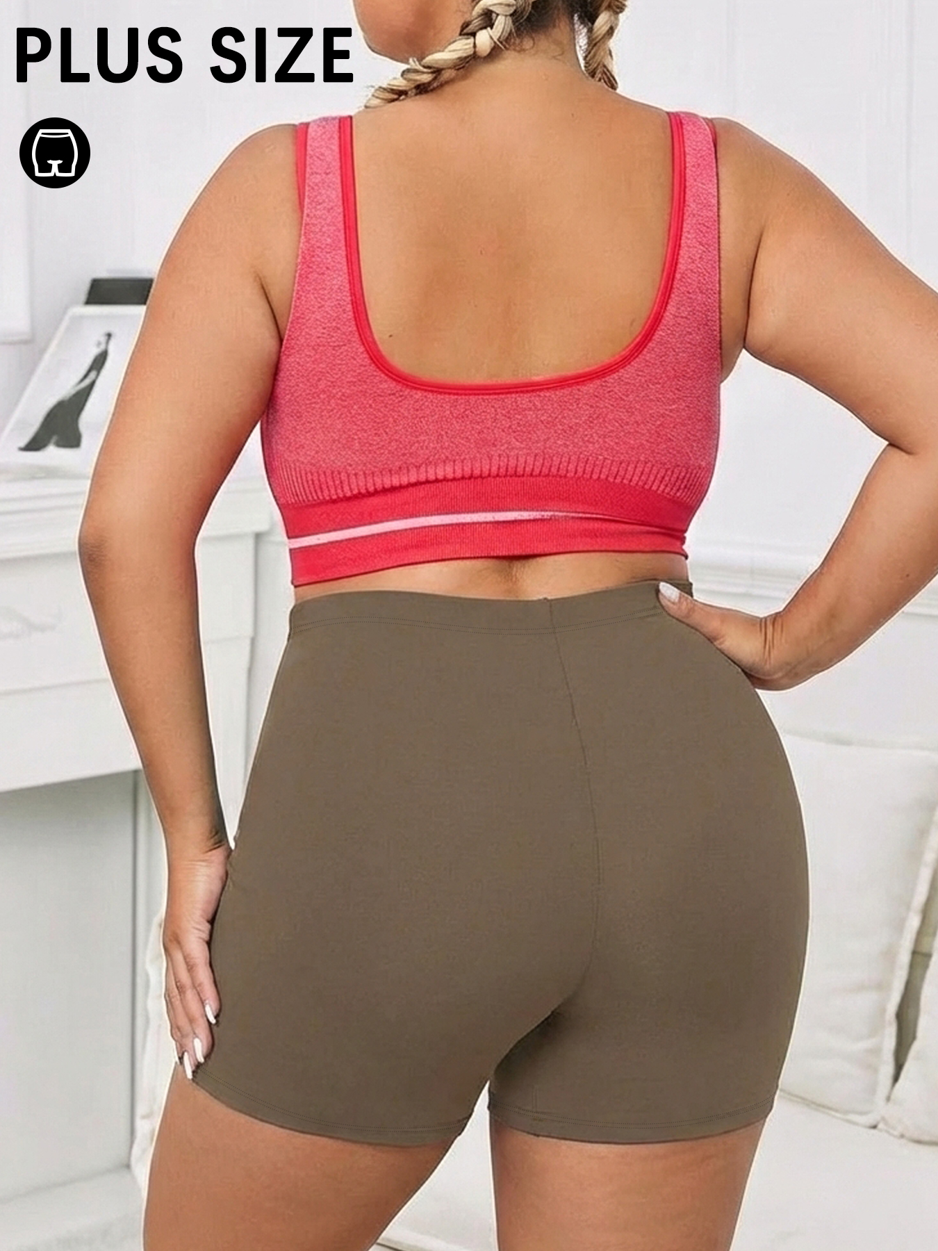 Plus Size Women's High Elastic - Crossfit Yoga avaliação e preço