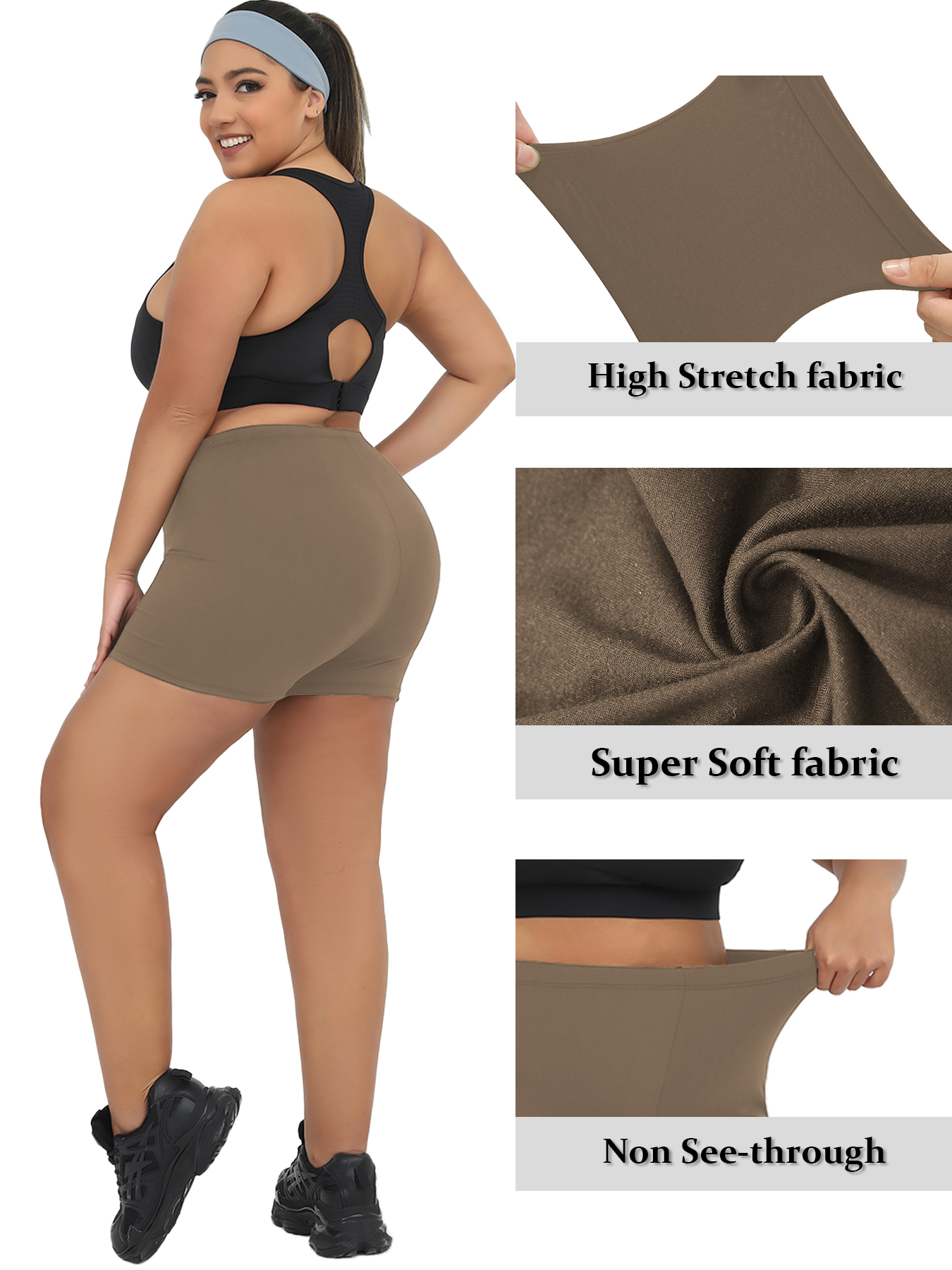Plus Size Women's High Elastic - Crossfit Yoga avaliação e preço