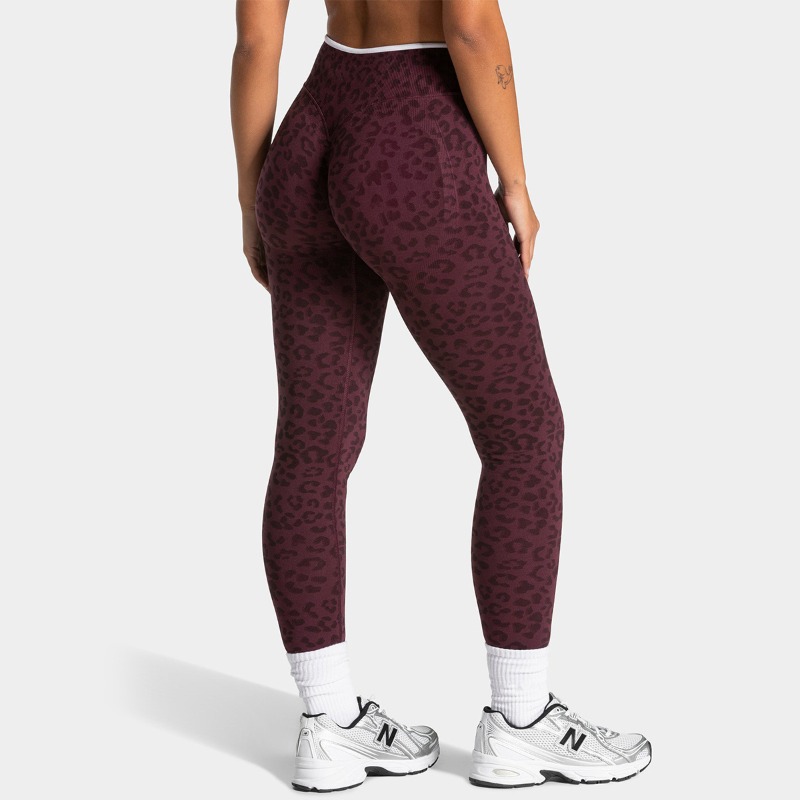High-waist Leopard Print Slim  - Crossfit Yoga avaliação e preço