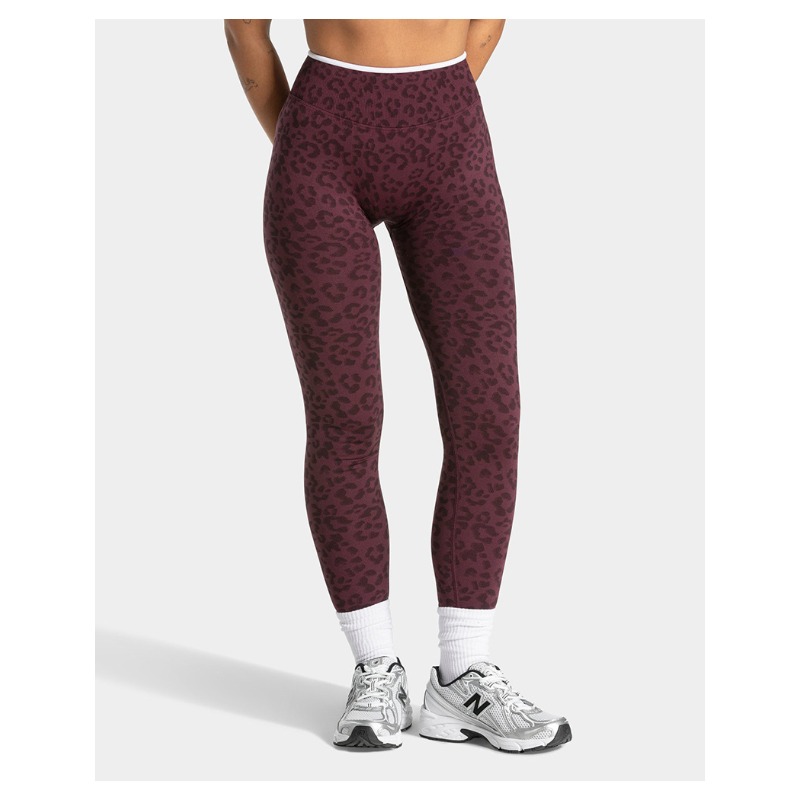 High-waist Leopard Print Slim  - Crossfit Yoga avaliação e preço
