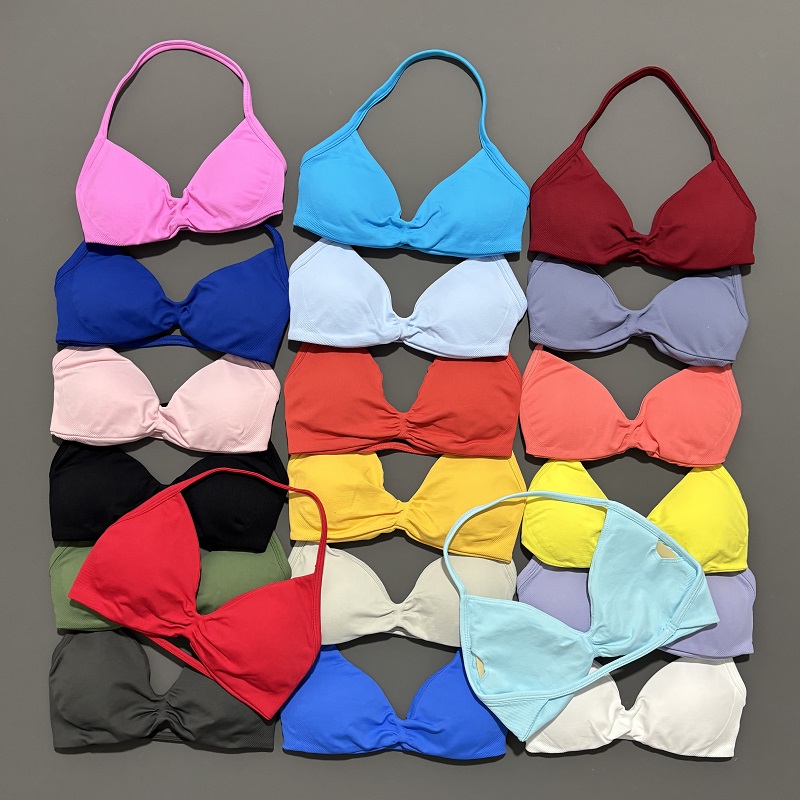 Sports Strappy Bra Yoga Underw - Crossfit Yoga avaliação e preço