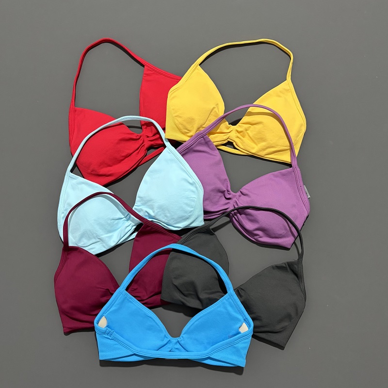 Sports Strappy Bra Yoga Underw - Crossfit Yoga avaliação e preço