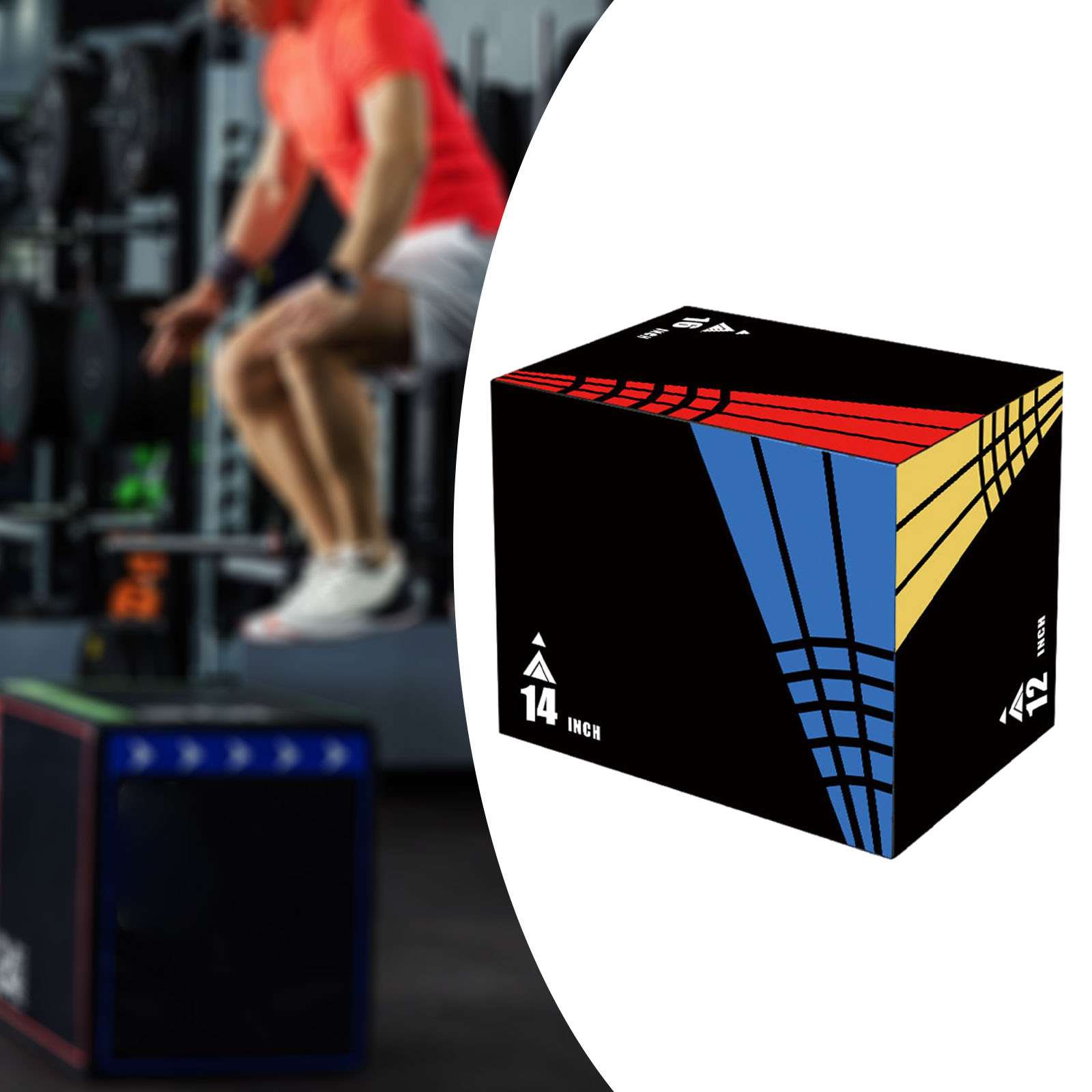3-in-1Jump Box Plyometric Box  - Box Jump Plyo avaliação e preço