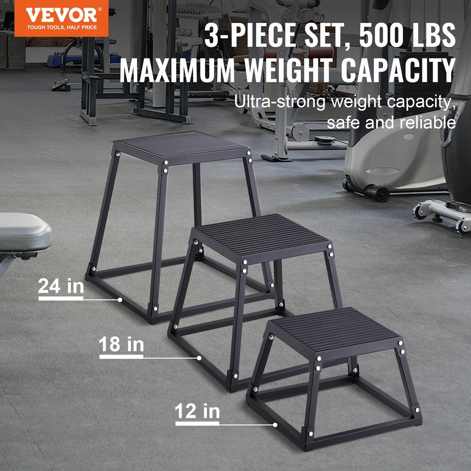 Adjustable Height Plyo Box 12x - Box Jump Plyo avaliação e preço