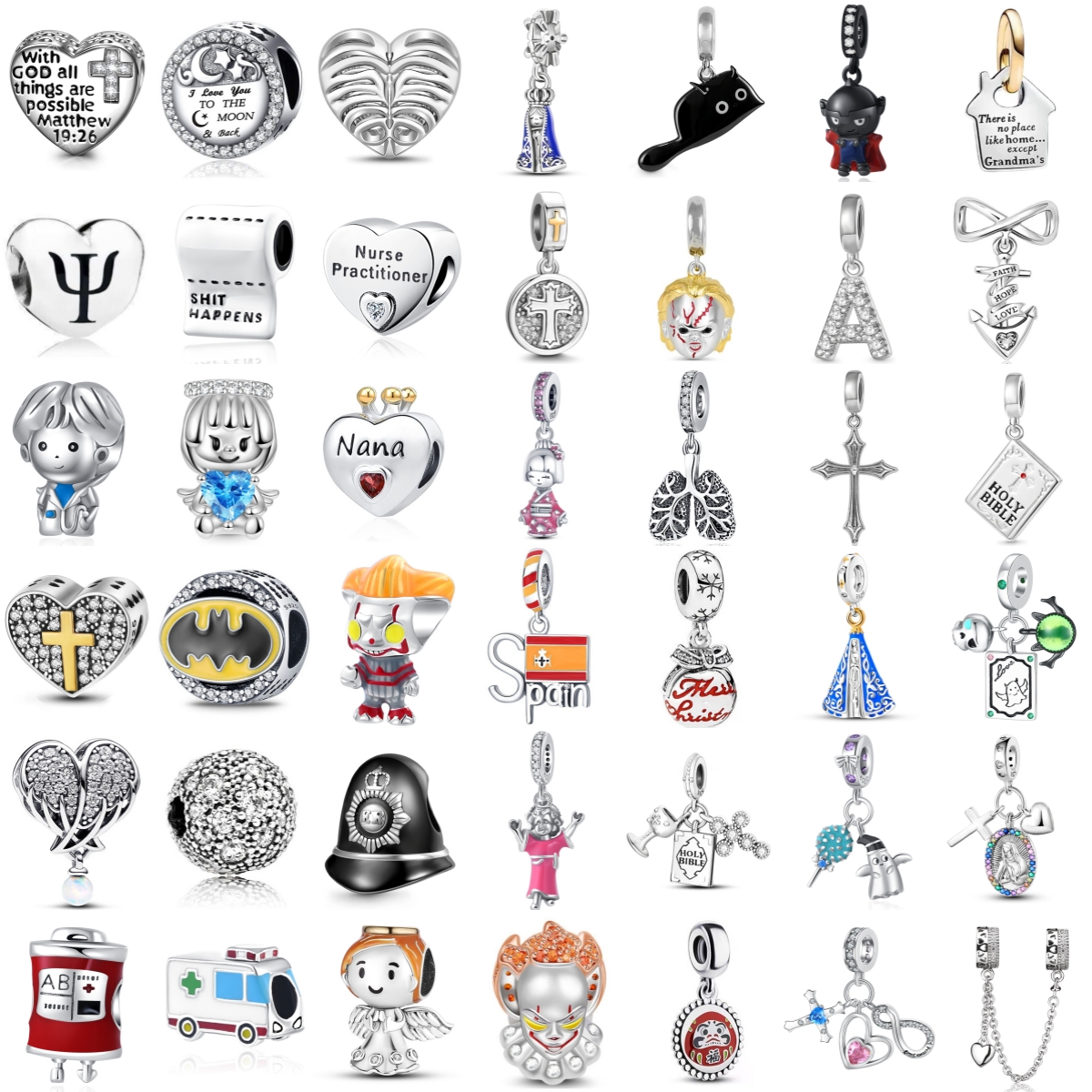 New Trinkets 925 Silver Angel  - Crossfit Accessories avaliação e preço