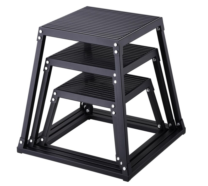 Metal Plyometric Jumping Box,  - Box Jump Plyo avaliação e preço