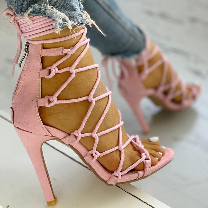 2026 New Summer High Heel Sand - Crossfit Outfit avaliação e preço