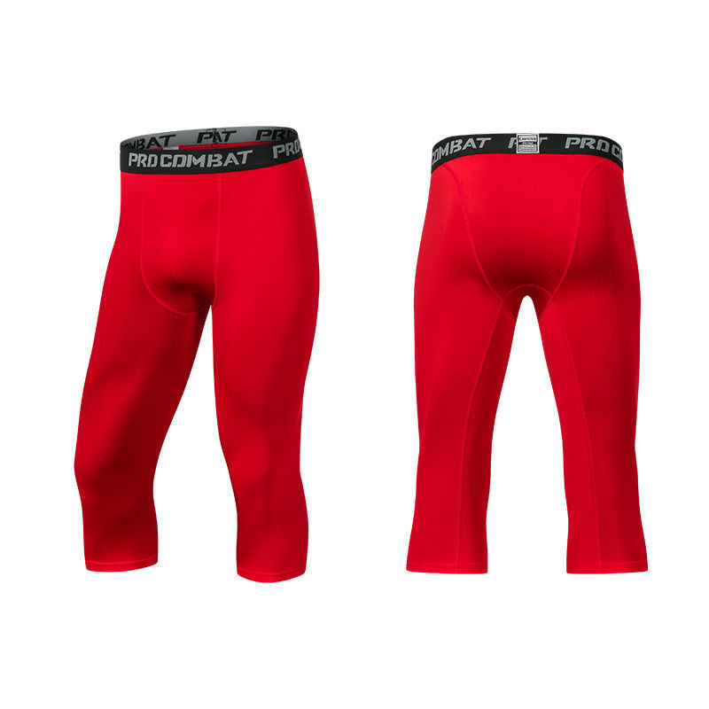 Men Tight 3/4 Cropped Pants Co - Best Crossfit Gear avaliação e preço