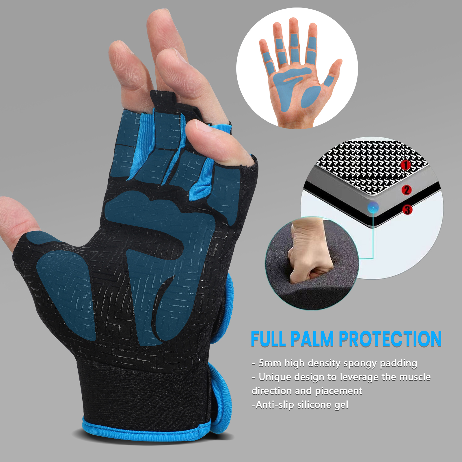 MOREOK Gym Gloves Breathable A - Best Crossfit Gear avaliação e preço