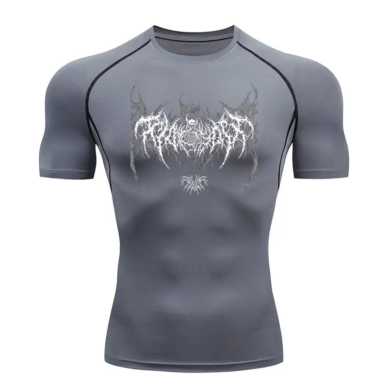 Y2K Compression Shirt Men Fitn - Best Crossfit Gear avaliação e preço