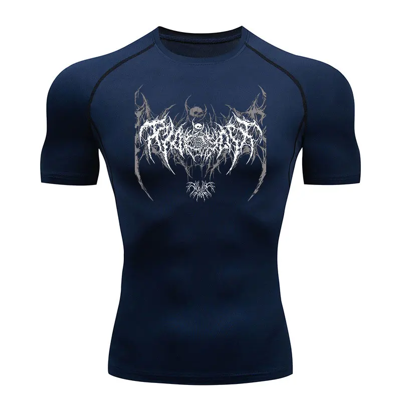 Y2K Compression Shirt Men Fitn - Best Crossfit Gear avaliação e preço