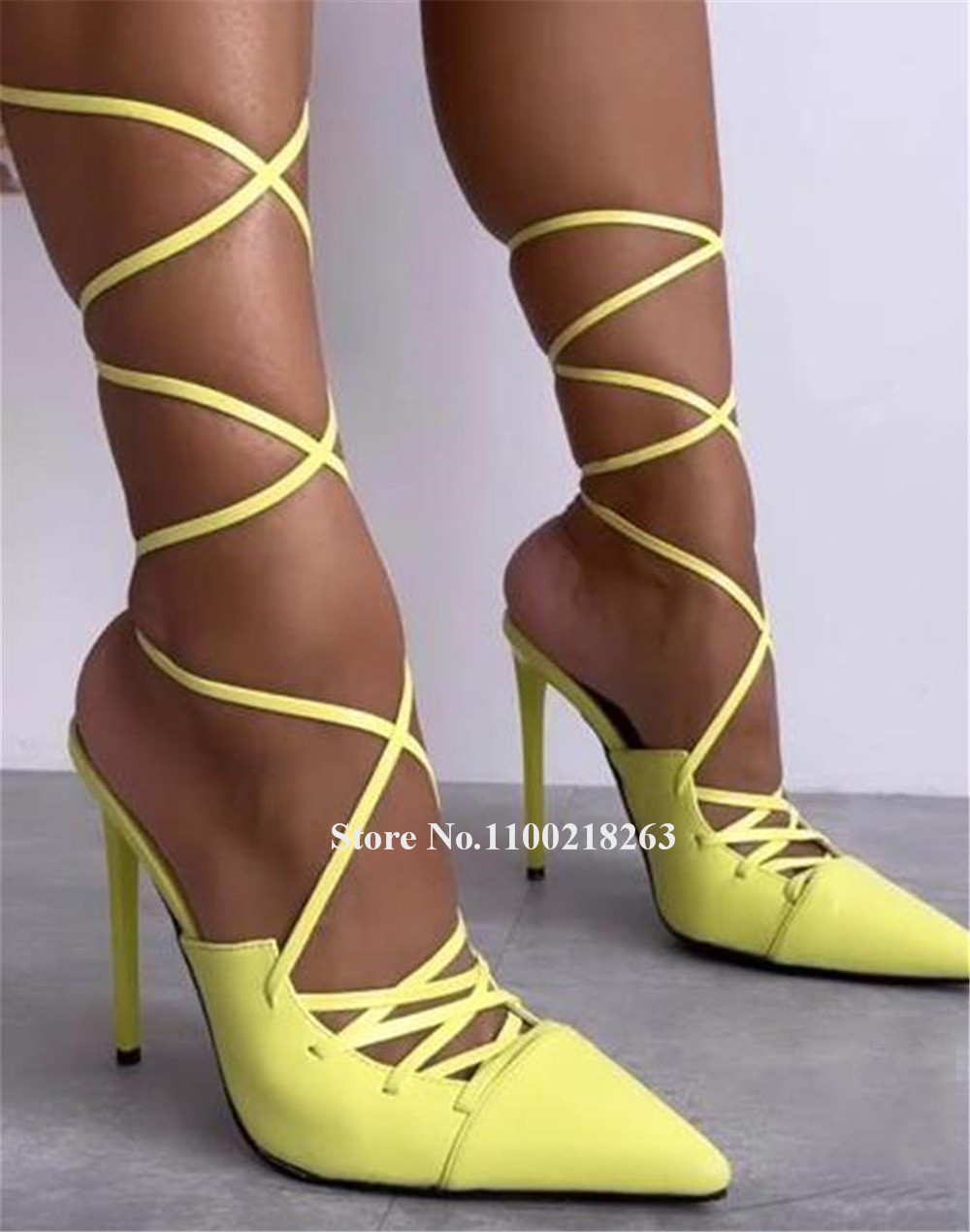 Lace-up Thin Heel Sandals Newe - Crossfit Outfit avaliação e preço